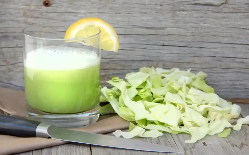 alcohol detox drink recipes- cabbage juice