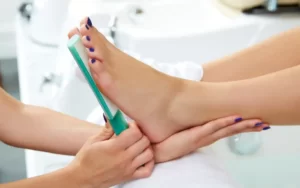 removing dead skin from feet