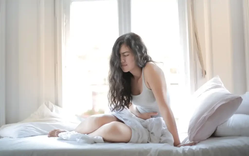 stomach pain after sex